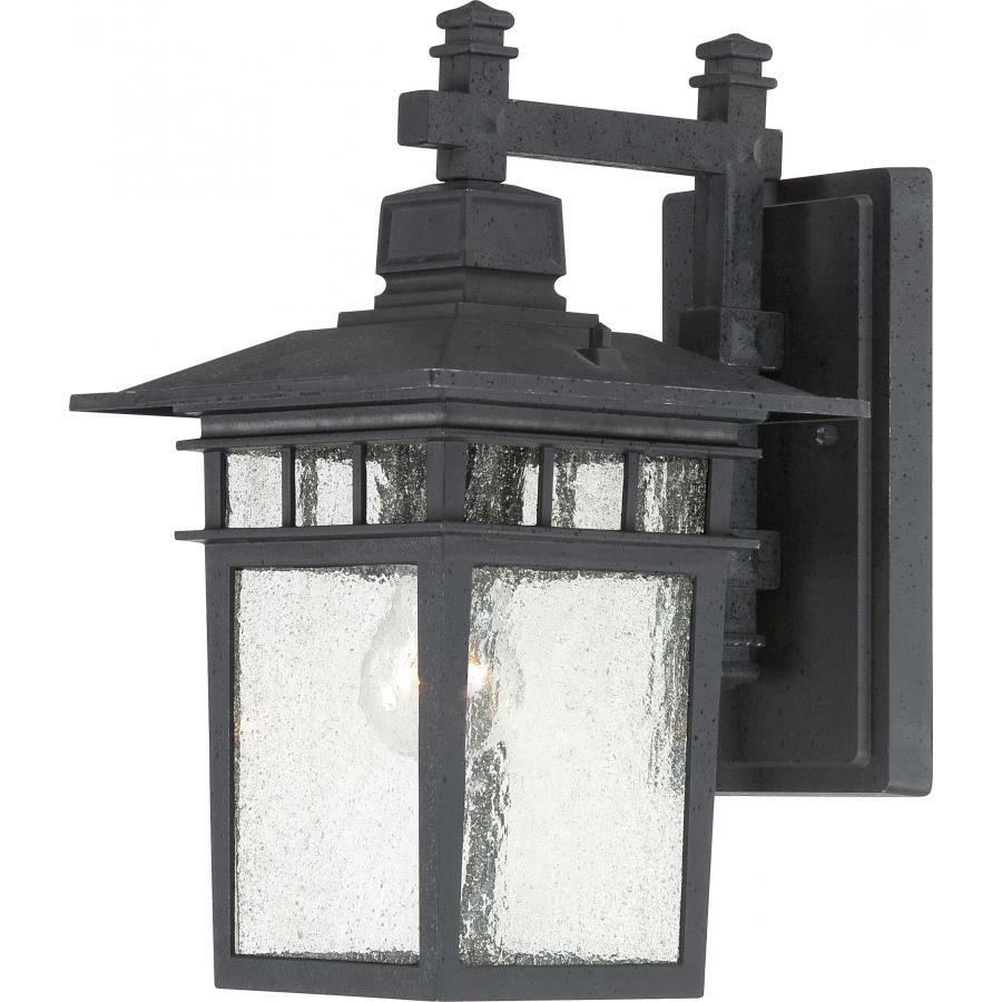 60-4959 Nuvo Cove Neck Traditional Wall Light Lantern Fixture, 100 W, E26 Incandescent Lamp, A19 Shape