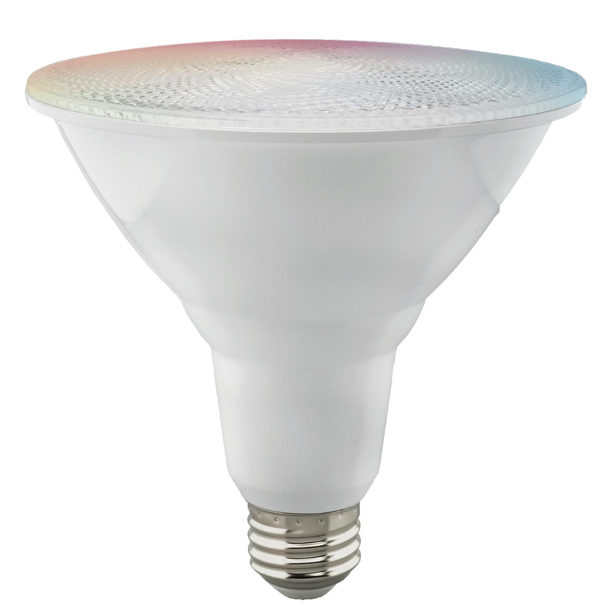 S11277 Color Changing Smart Light Bulb, 15 W, E26 Lamp Base, PAR38 Shape, 1200 Lumens