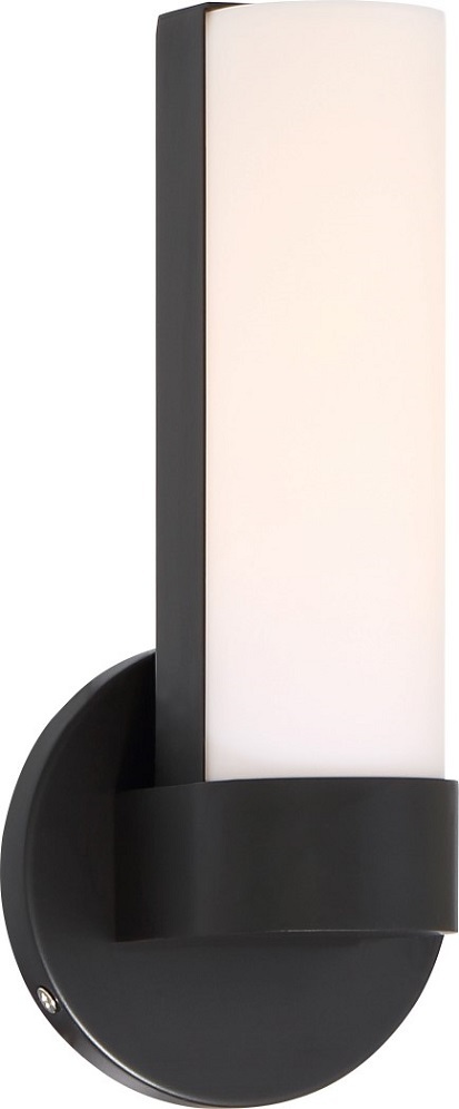 62-741 Nuvo Bond Dimmable Transitional Vanity Light Fixture, (1) Lamp, 120 V AC, Aged Bronze Housing