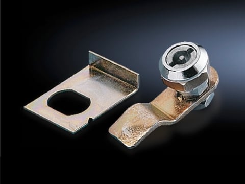 2749000 Double Bit Lock Insert Standard Cam Lock, For Use With Retrofitting, Steel, Gray