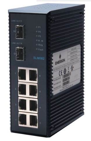 Industrial 10-port managed switch