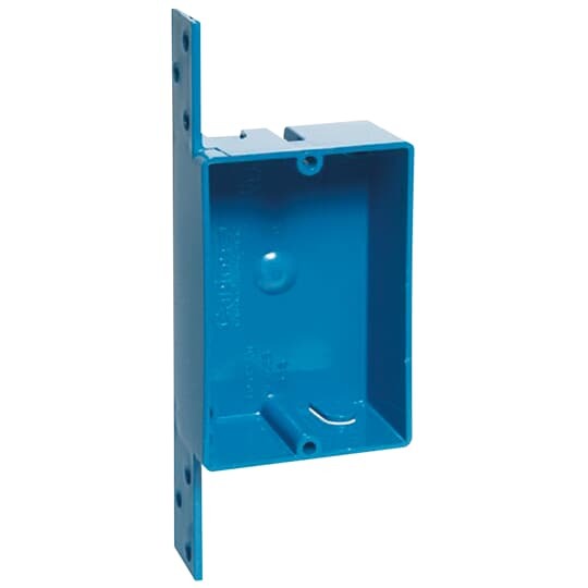 B108B-UPC Carlon New Work Outlet Box, PVC, 8 cu-in Capacity, 1 Gangs, 3-5/8 in L x 2-3/8 in W x 1-1/4 in D