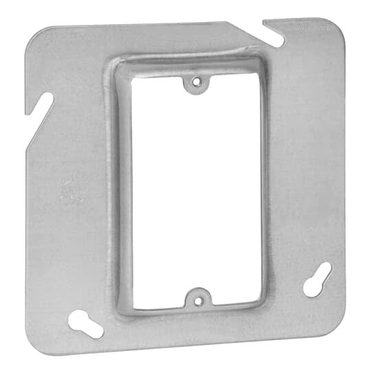 72-C-13 Steel City Outlet Box Cover, 4-11/16 in L x 4-11/16 in W, Steel