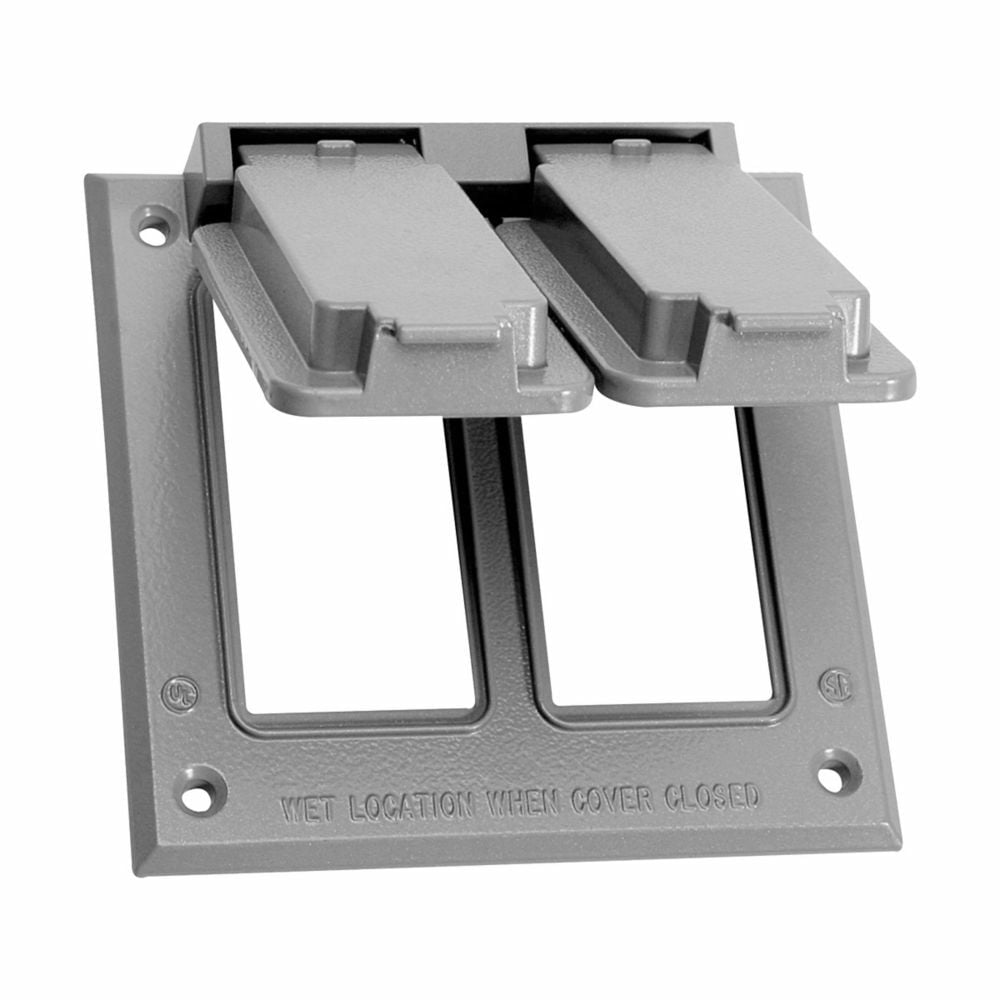 TP7252 Weatherproof Outlet Cover, Self-Close Cover, Die Cast Aluminum