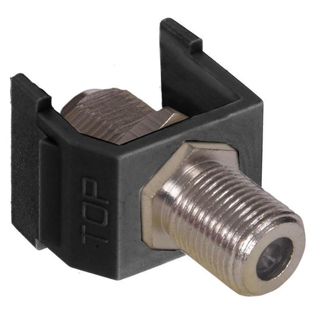 NSF70BK Pass-Through Bulkhead Standard F-Connector, Female x Female Connector, Coaxial Cable