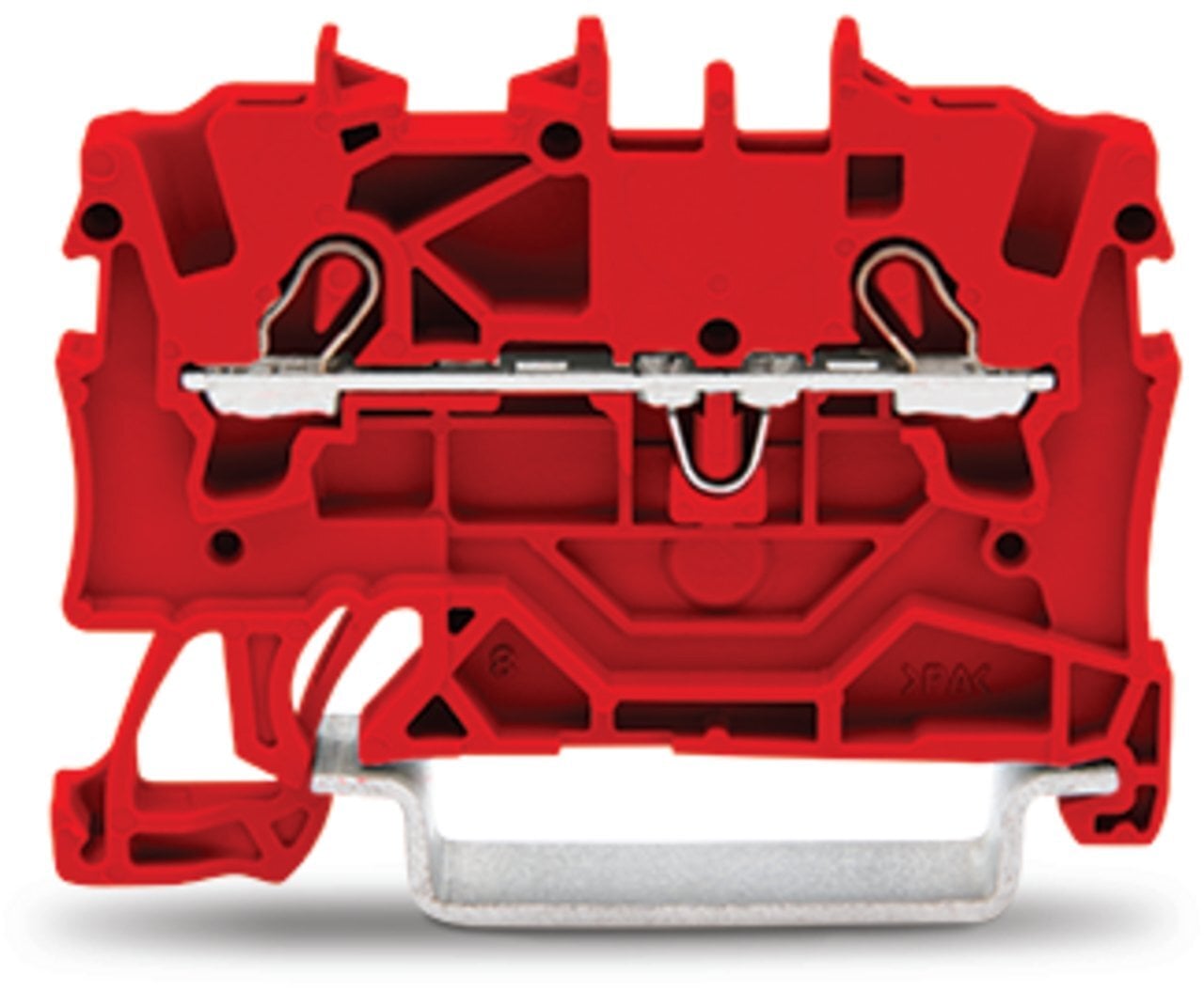 2001-1203 Operating Tool Conductor Terminal Block, 800 V, 18 A, 22 to 14 AWG Wire, 1 Poles, DIN Rail Mount