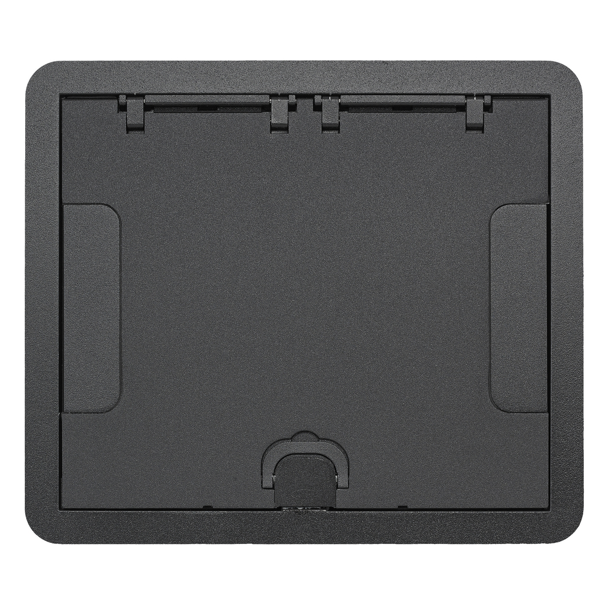 610GCCVRBK Standard Floor Box Cover, 11-1/2 in L x 10 in W, Cast Aluminum