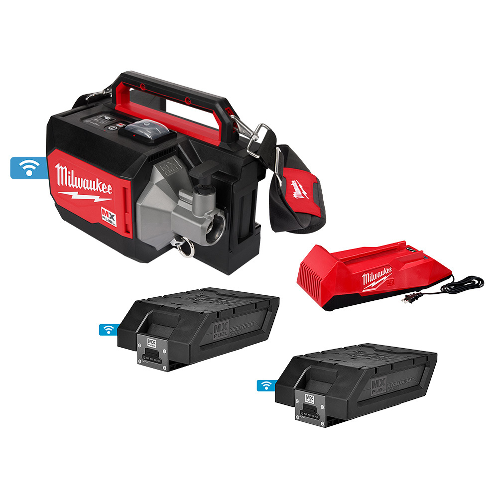 MXF370-2XC MX Vibrator, Power Source: Battery, 2.5 in Head, 21 ft L Shaft