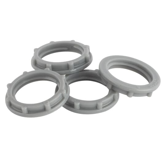 LN-502 Steel City Non-Metallic Conduit Locknut, 3/4 in, For Use With Rigid/IMC Conduit, Plastic