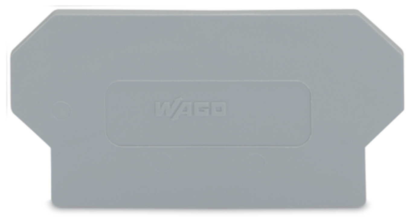 285-337 Separator Plate, For Use With Rail Mounted, Polyamide, Gray