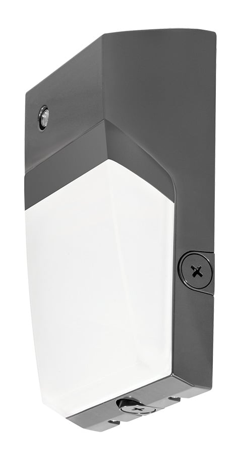 WPTLED12/D10/PC2 Wallpack With 0 to 10 VDC Dimming Driver and 120 to 277 V AC Photocell,) LED Lamp, 13 W Fixture, 120/208/240/277 V AC, Bronze Housing