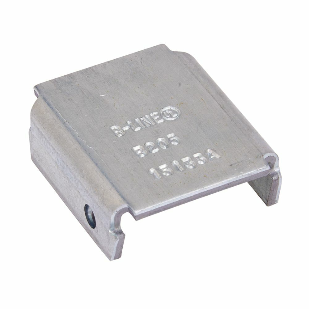 B205HDG Type X Channel End Cap, For Use With B22 Series Channel, Low Carbon Steel, Hot Dipped Galvanized
