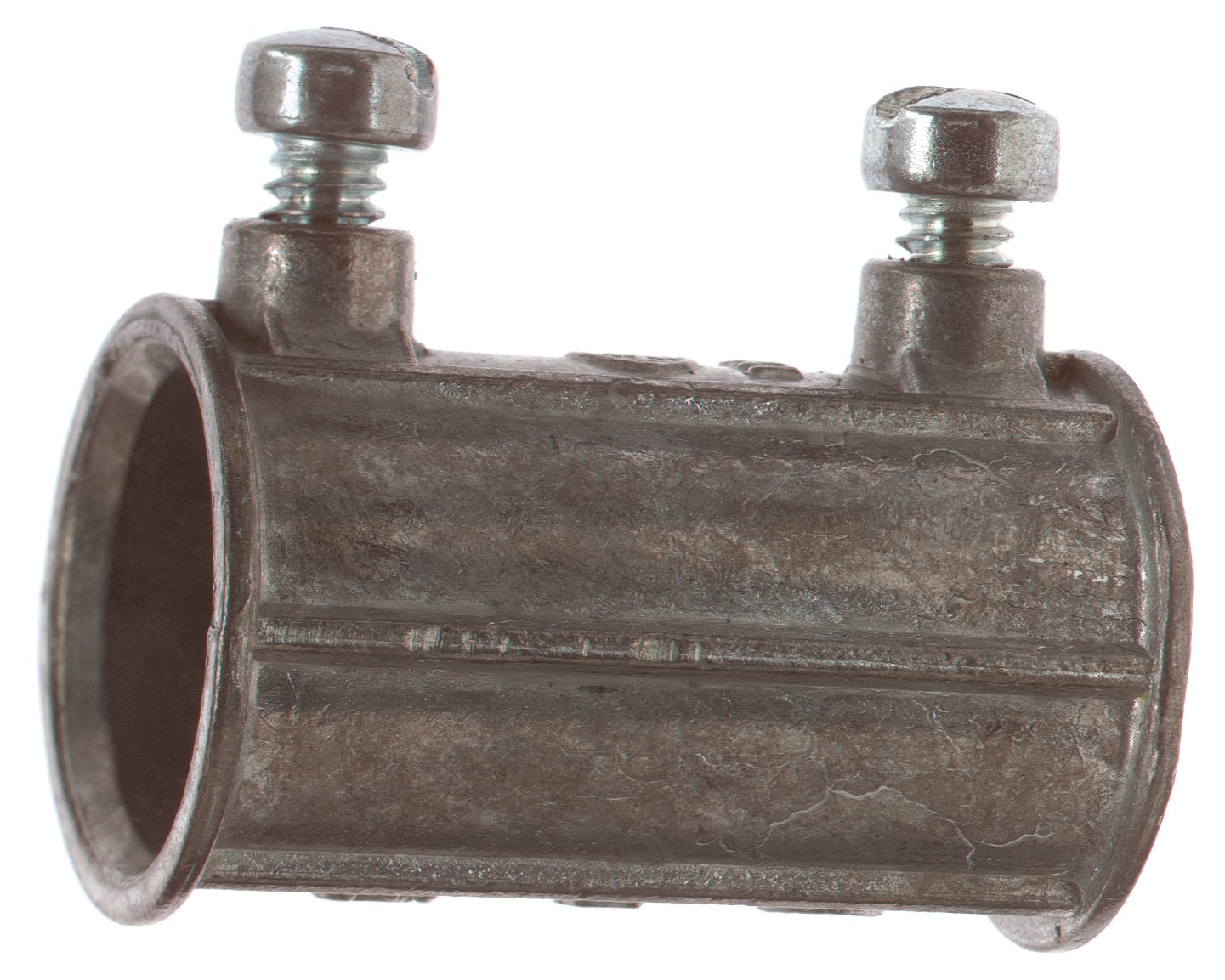 TK-225SC Steel City Set Screw Coupling, 1-1/2 in, For Use With EMT Conduit, Die Cast Zinc