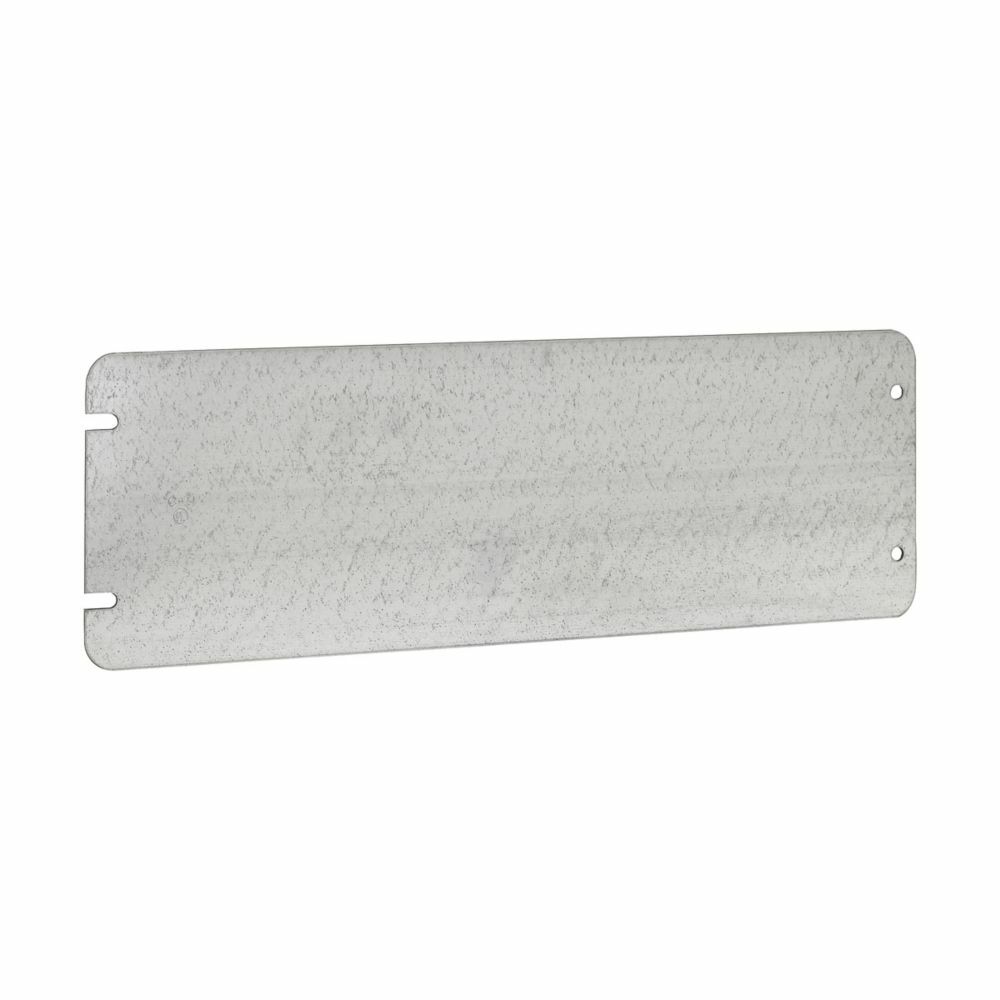 TP806 Flat Welded Box Cover, 14-1/4 in L, Blank Cover, Steel