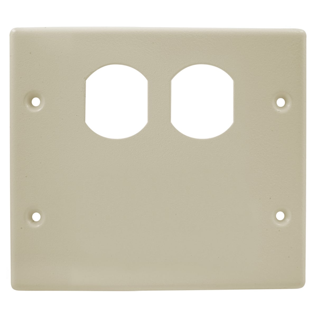 HBL4747BXIV Standard Cover Plate, For Use With HBL4750 Series Metal Raceway, Rolled Steel, Ivory