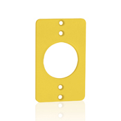 3055-Y Standard Size Cover Plate, 1.39 in Dia, 3.65 in L x 2-1/4 in W, Polycarbonate