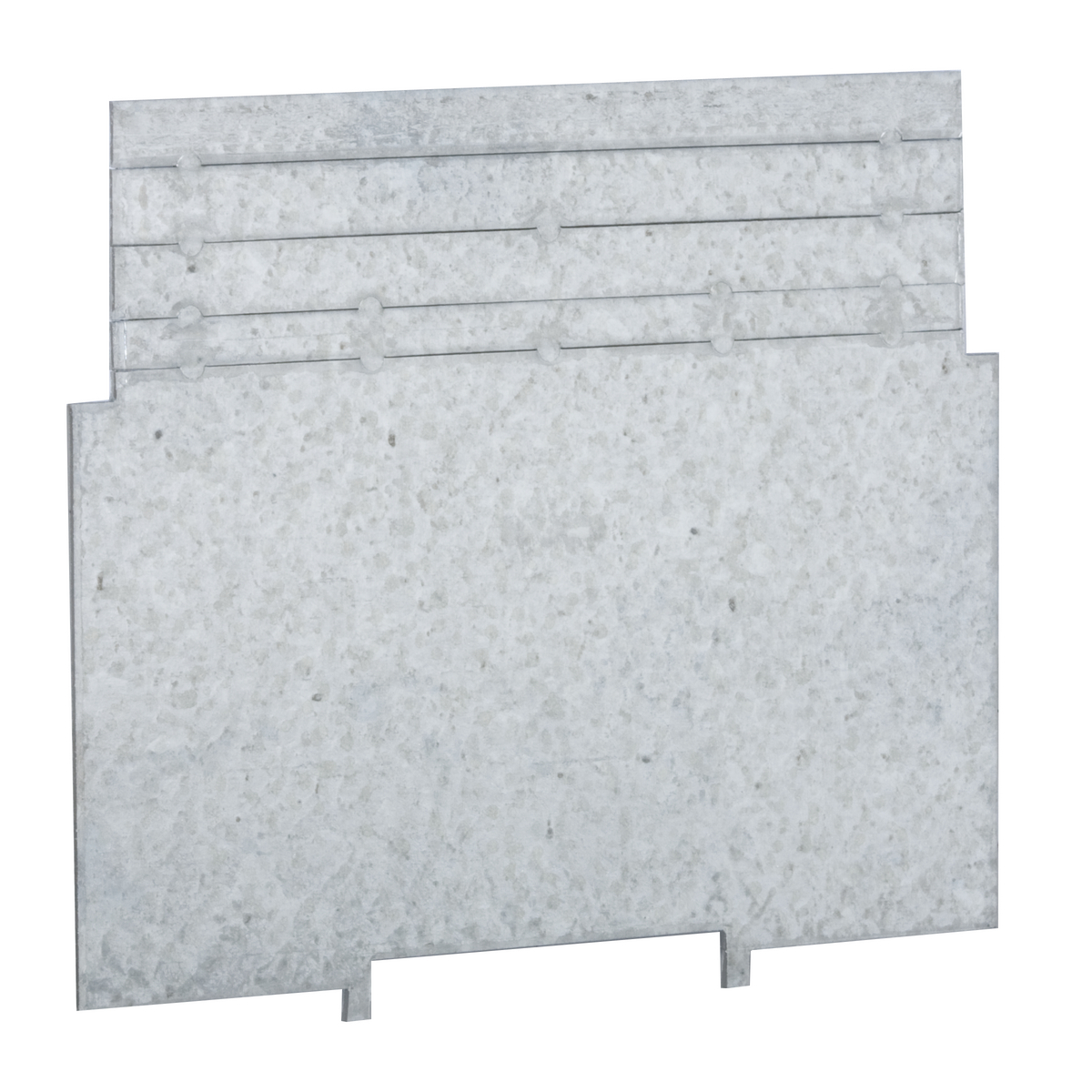 707RAC Low Voltage Box Partition, 0.06 in L x 3.31 in W, Stamped Steel, For Use With 2-1/8 in Deep Box and 1/4, 1/2, 3/4, or 1 in 2-Device Cover, 777, 778, 779, 780, 840, 841, 819, 791 Mud Ring Cover, 206RAC Retro Ring