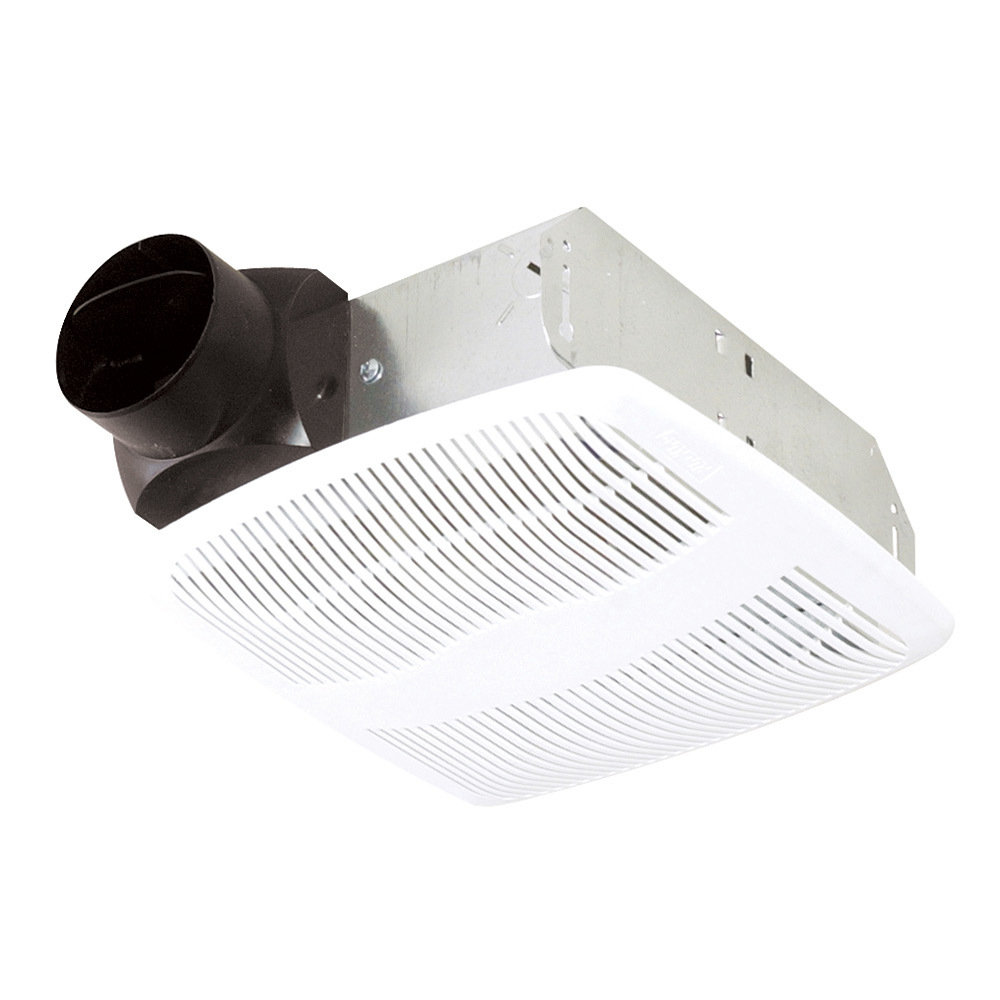 AS50 AS Series Exhaust Fan, 50 cfm Flow Rate, 3 in Dia Duct, 48 W Power Rating, 120 V AC, 0.9 A, Domestic
