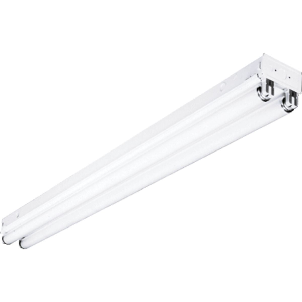 CS4-232-EU CS Series Straight Sided Strip Light, (2) Lamp, 120 to 277 V AC, Baked Enamel Housing