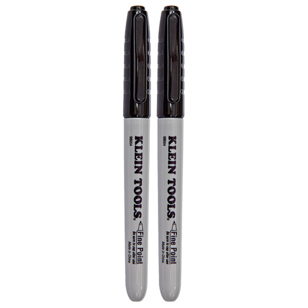 98554 Permanent Marker, Fine Tip, Black