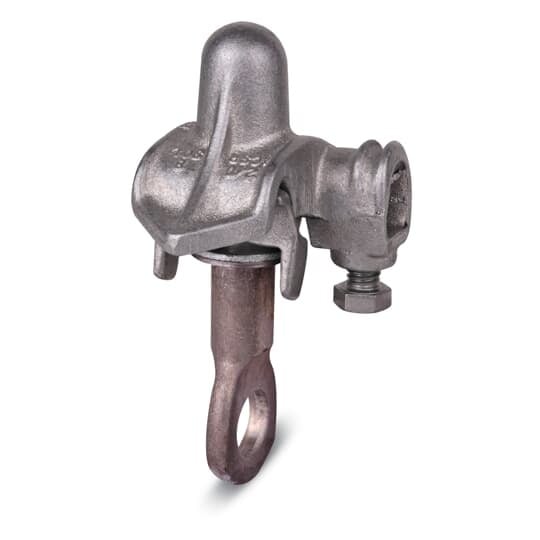 PGH29 Blackburn Center-Bolt Parallel-Groove Hot Line Clamp, 8 to 2/0 AWG, 6 AWG Main, 1/0/8 AWG Tap ASCR/Aluminum/Armored/Solid/Stranded Conductor, 2-3/8 in L, Aluminum