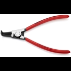 External 90° Angled Snap Ring Pliers-Forged Tips, 6 3/4 in., Plastic coating, 5/64 in. Tips, Bulk