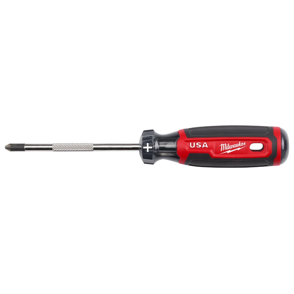 MT202 Screwdriver, #2 Point Phillips Point, 8.3 in OAL, Acetate Handle, Chrome
