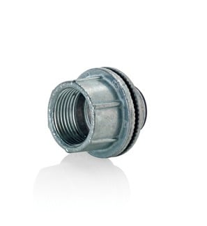 HUB-100 Threaded Watertight Conduit Hub, 1 in, For Use With IMC/Rigid Conduit, Die Cast Zinc