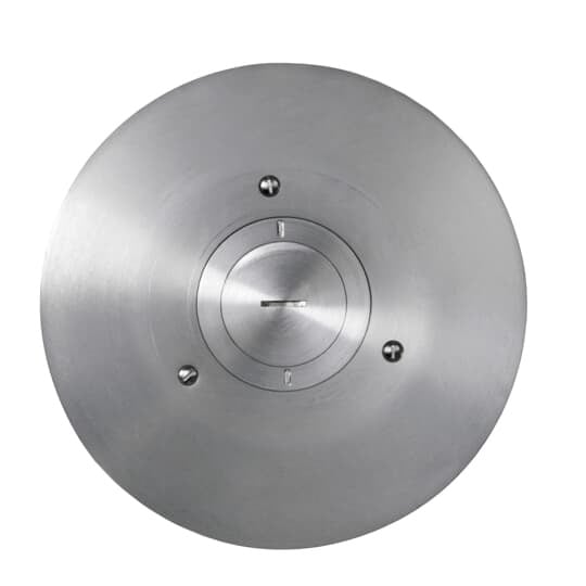 FFPT3-CVR-ALM Steel City Poke-Through Cover, 7 in Dia, Aluminum