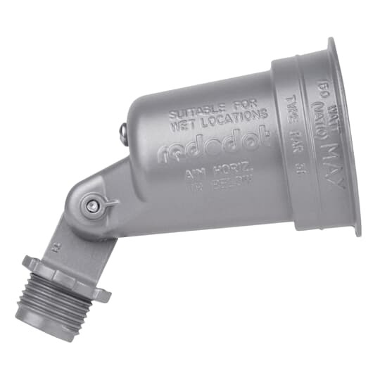 S500E-RL Red Dot Weatherproof Metallic Lampholder, 150 W Lamp