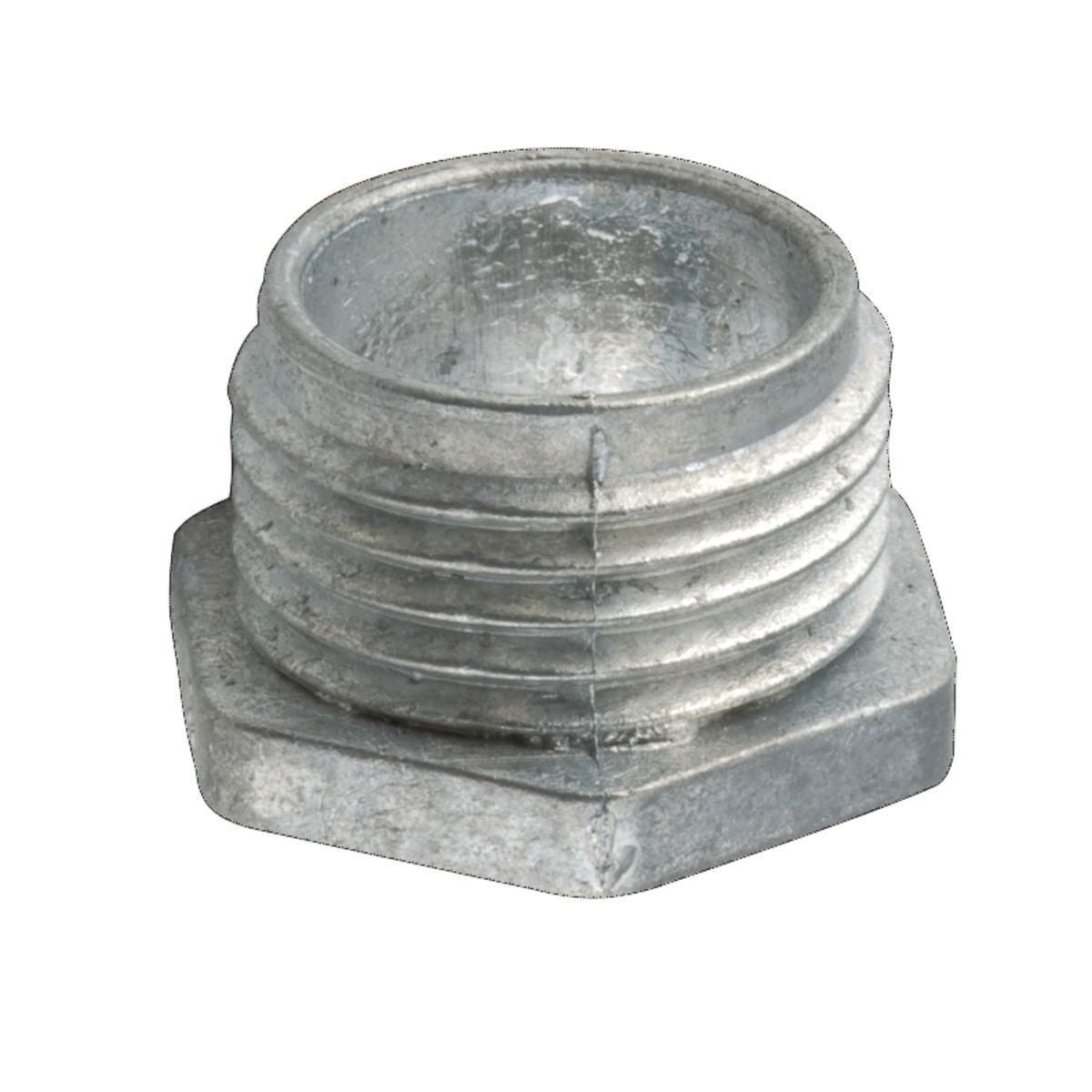 1664 Chase Non-Insulated Conduit Nipple, 1 in, For Use With Rigid Conduit, Die Cast Zinc, Metallic