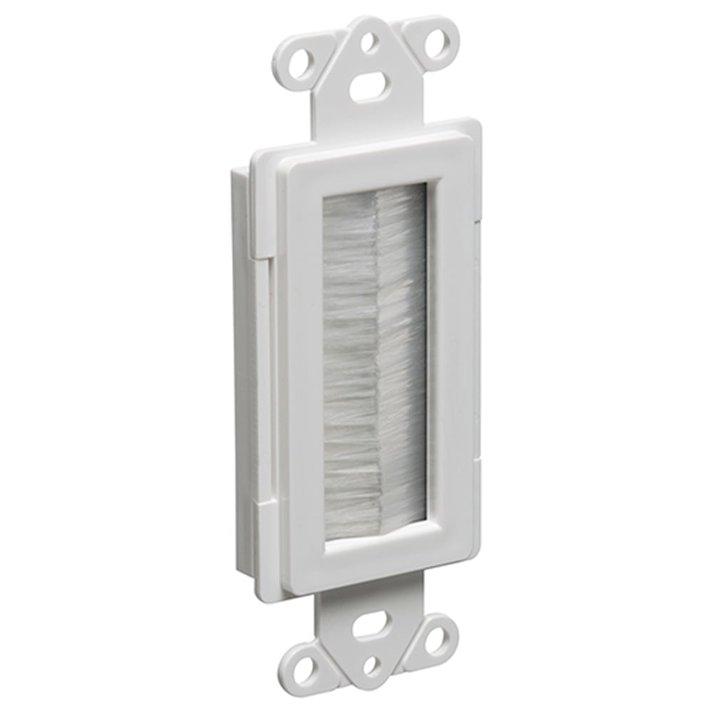 CED135 CE Series Cable Entry Device With Opening Brush Style Cover, For Use With Cable Management System, Plastic