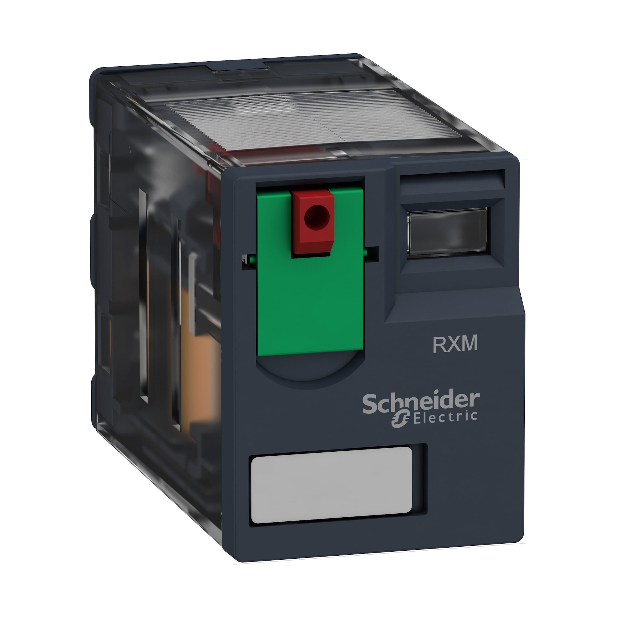 RXM4GB1B7 Zelio RXM Miniature Relay With Lockable Test Button, 1/2/3 A, 4CO 4 Form C 4PDT Contact, 24 V AC V Coil