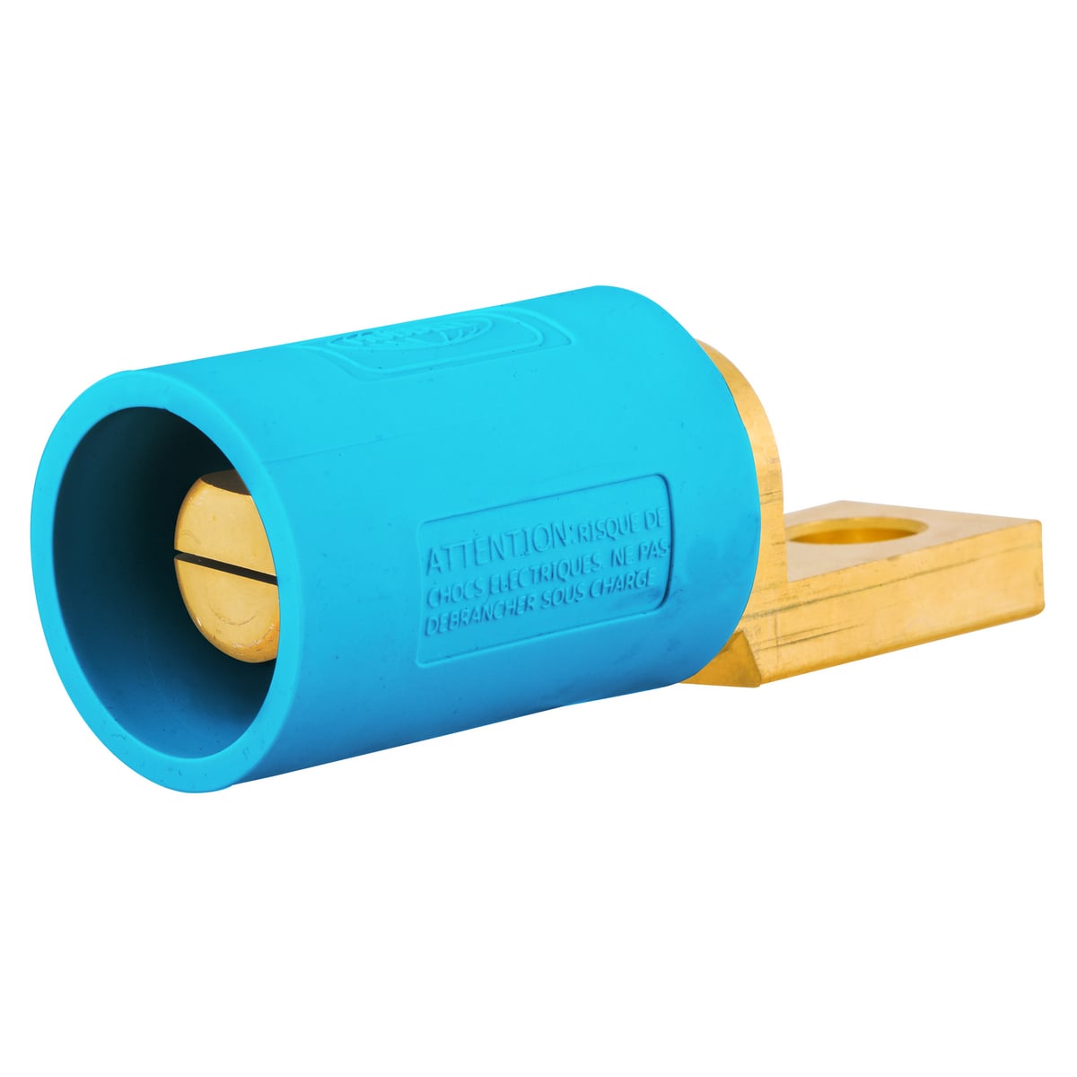 HBLMOSBL 16 Series Male Offset Stud Standard Straight Single Pole Receptacle, 600 VAC/250 VDC, 400 A, 4/0 AWG Wire, Screw Terminal Connection, 3R/4X/12 NEMA Rating