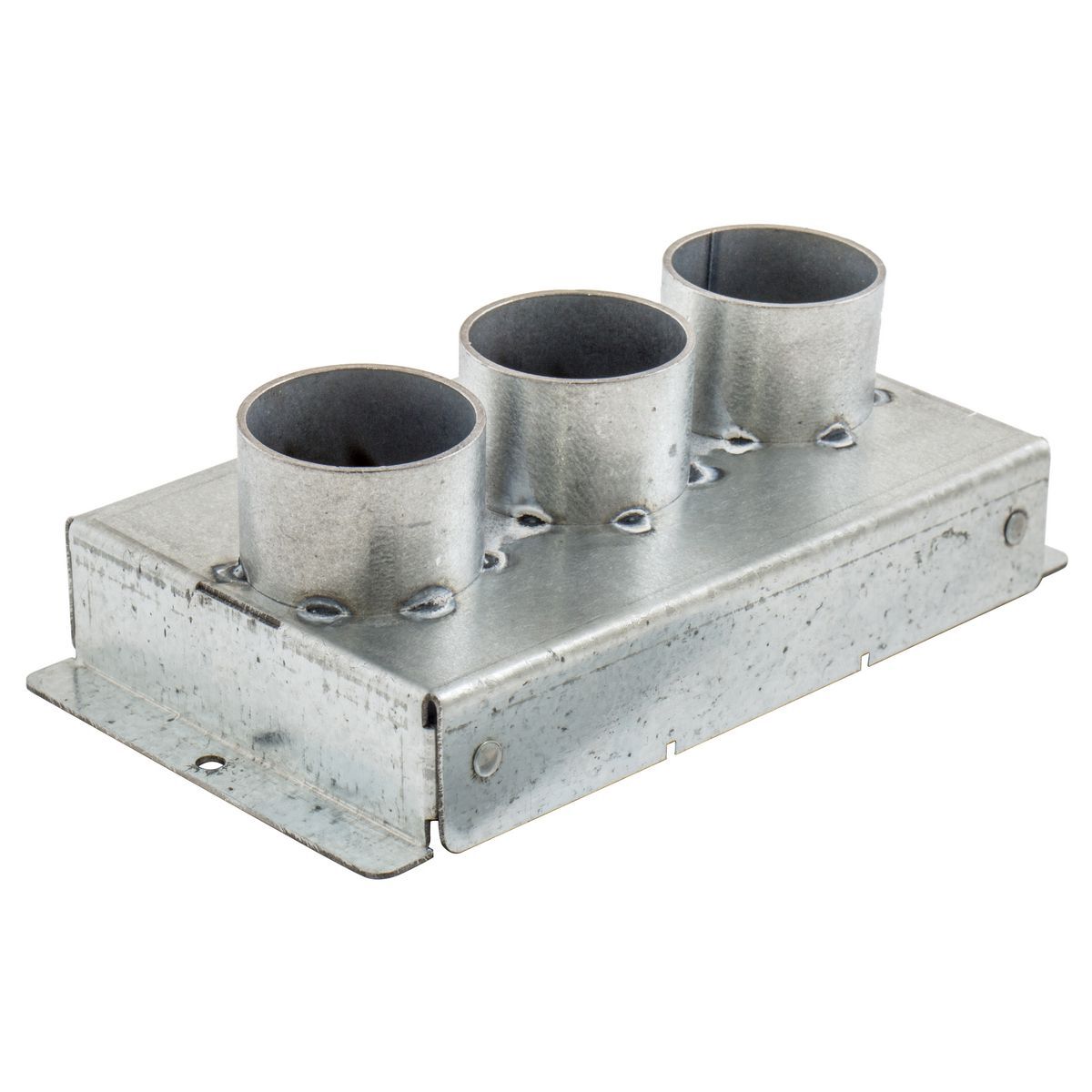S1R8JNC12 Replacement Standard Fitting Box, 8 in Hole, For Use With Recessed Fire-Rated Poke Through, Galvanized Steel