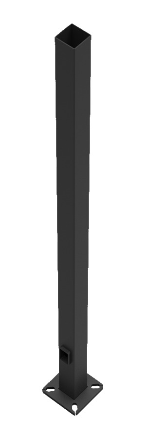 PS5-07-30D2 Lighting Pole, 30 ft H Mounting, 7 ga THK, Steel