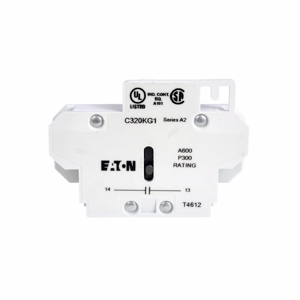 C320KG11 Heavy Duty Auxiliary Contact Kit, 600 V AC, 10 A, 1 Contacts, Silver Cadmium Alloy