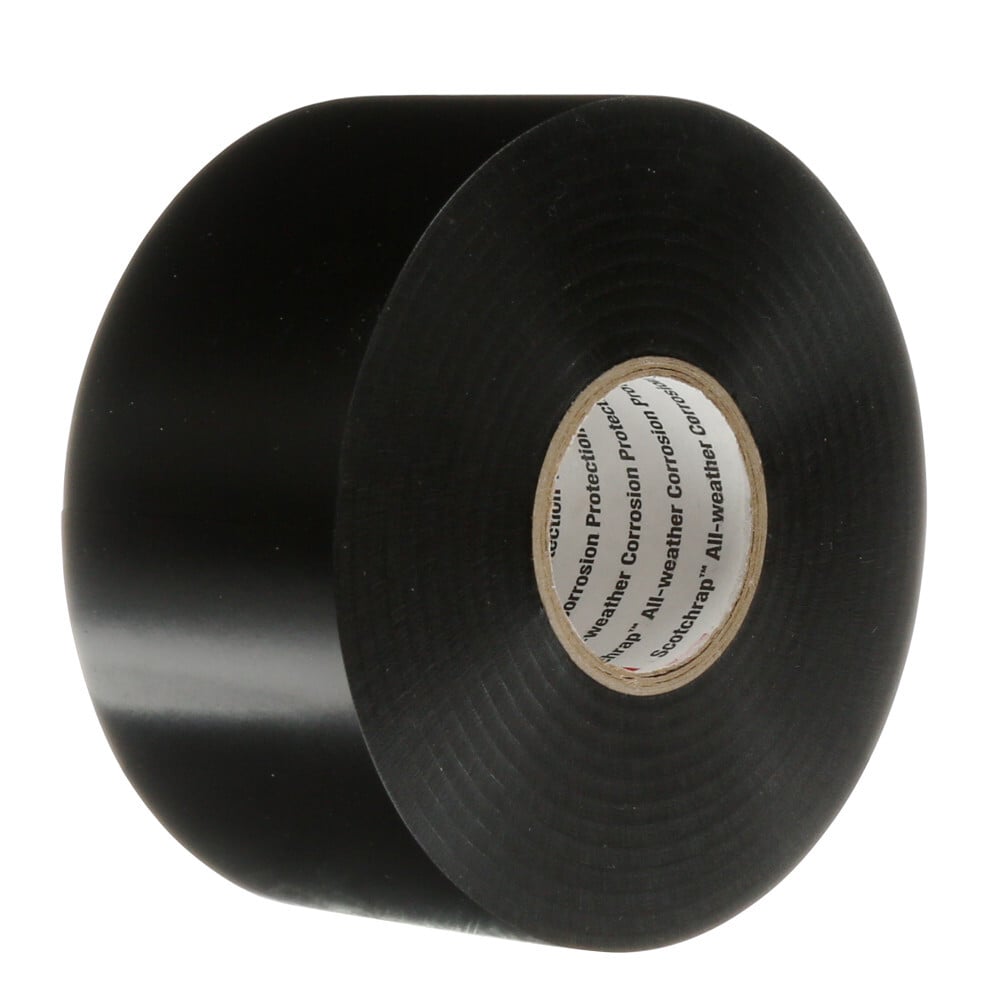 7000057485 50UP Corrosion Protection Tape, 100 ft L 4 in W, 0.1 in THK, Rubber Adhesive, PVC Backing, Black