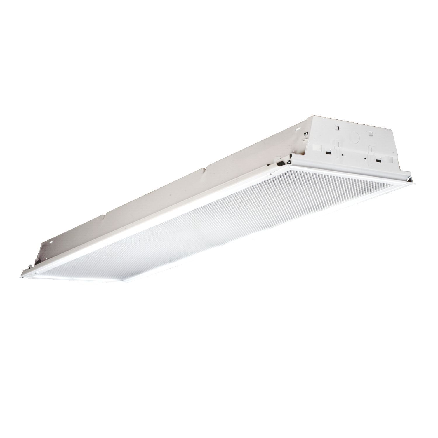 GR8-232A-UNV-EB81-U Metalux Recessed Static Commercial Indoor Troffer, (2) T8 Lamp, 120 to 277 V AC, Steel Housing