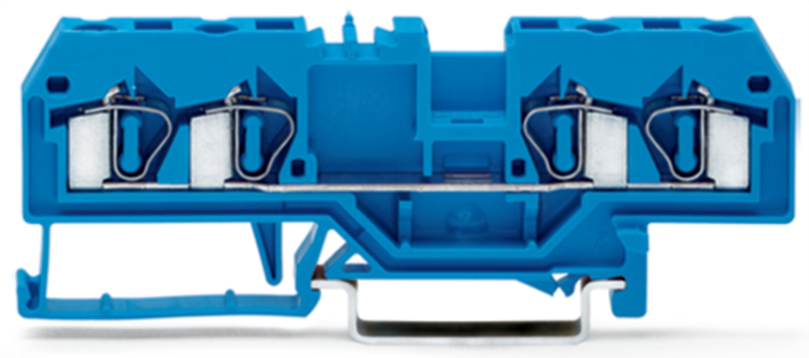 281-654 Operating Tool Conductor Terminal Block, 800 V, 26 A, 28 to 12 AWG Wire, 1 Poles, DIN Rail Mount