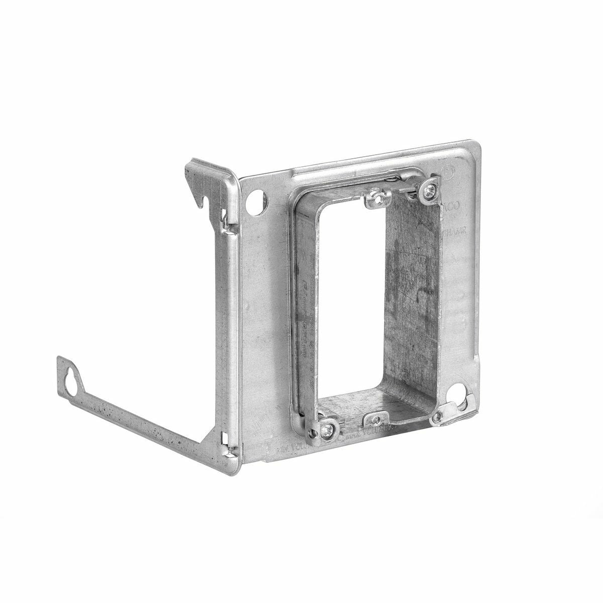 768HAMR 1-Gang Hinged Adjustable Mud Ring, 4 in L