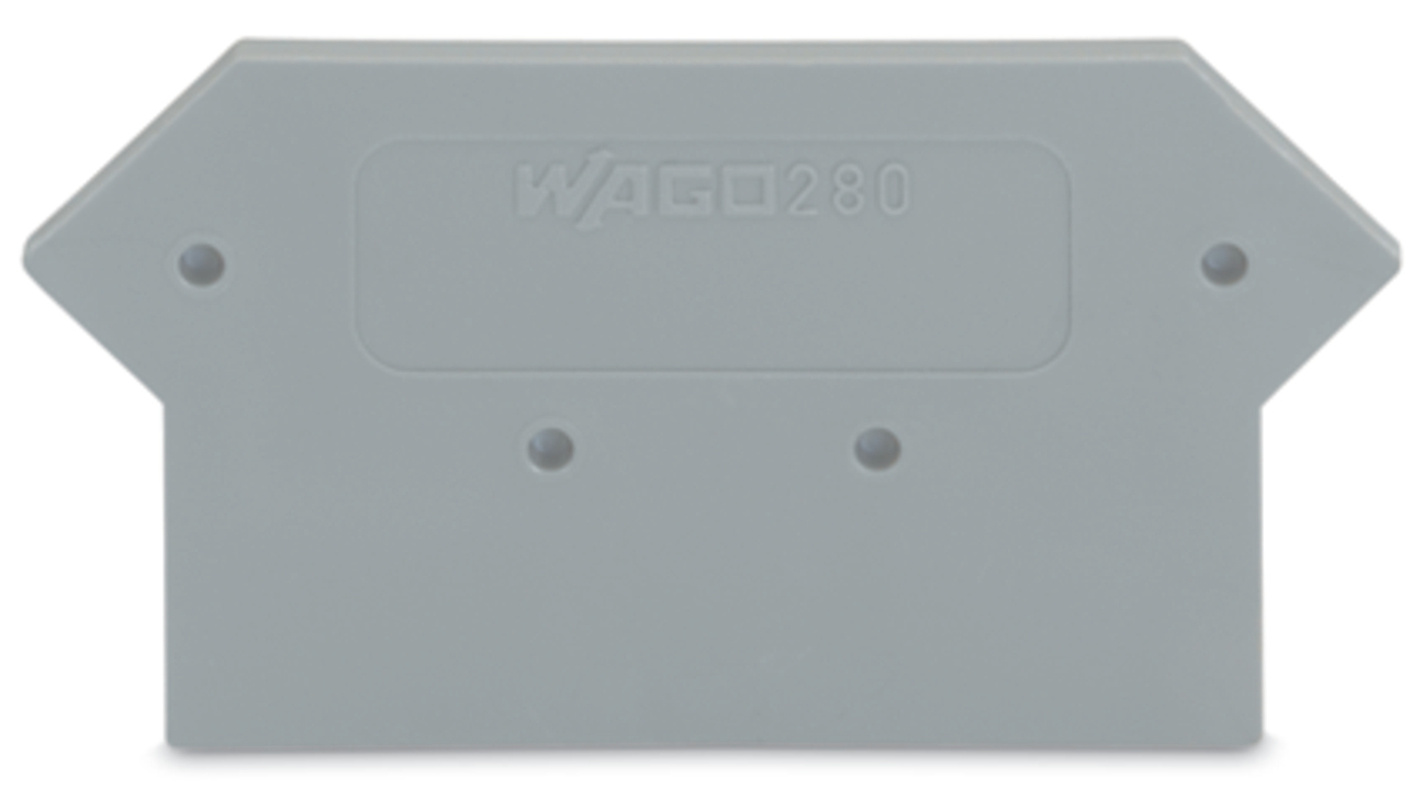 280-330 End Intermediate plate, Gray