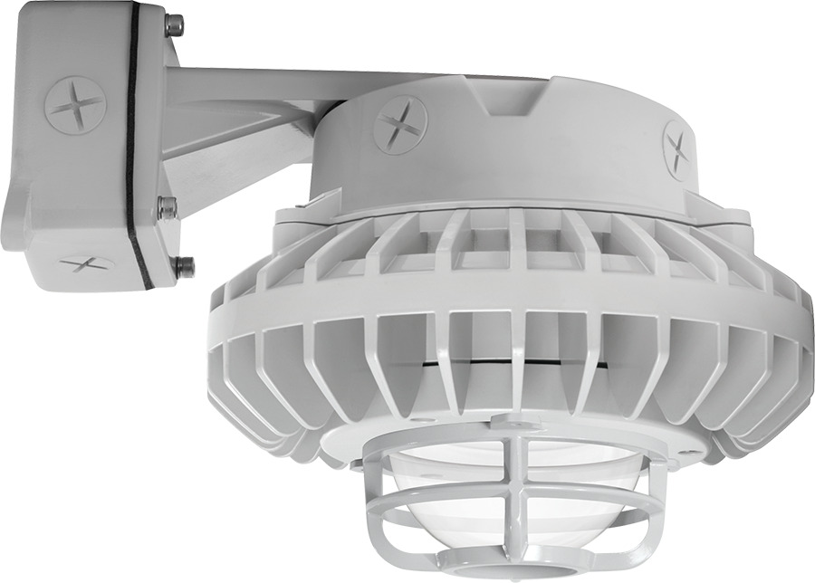 HAZBLED80C-DG Area Lighting With On/Off Driver, 81 W Fixture, 120/208/240/277 VAC, Gray/Polyester Powder Coating Housing