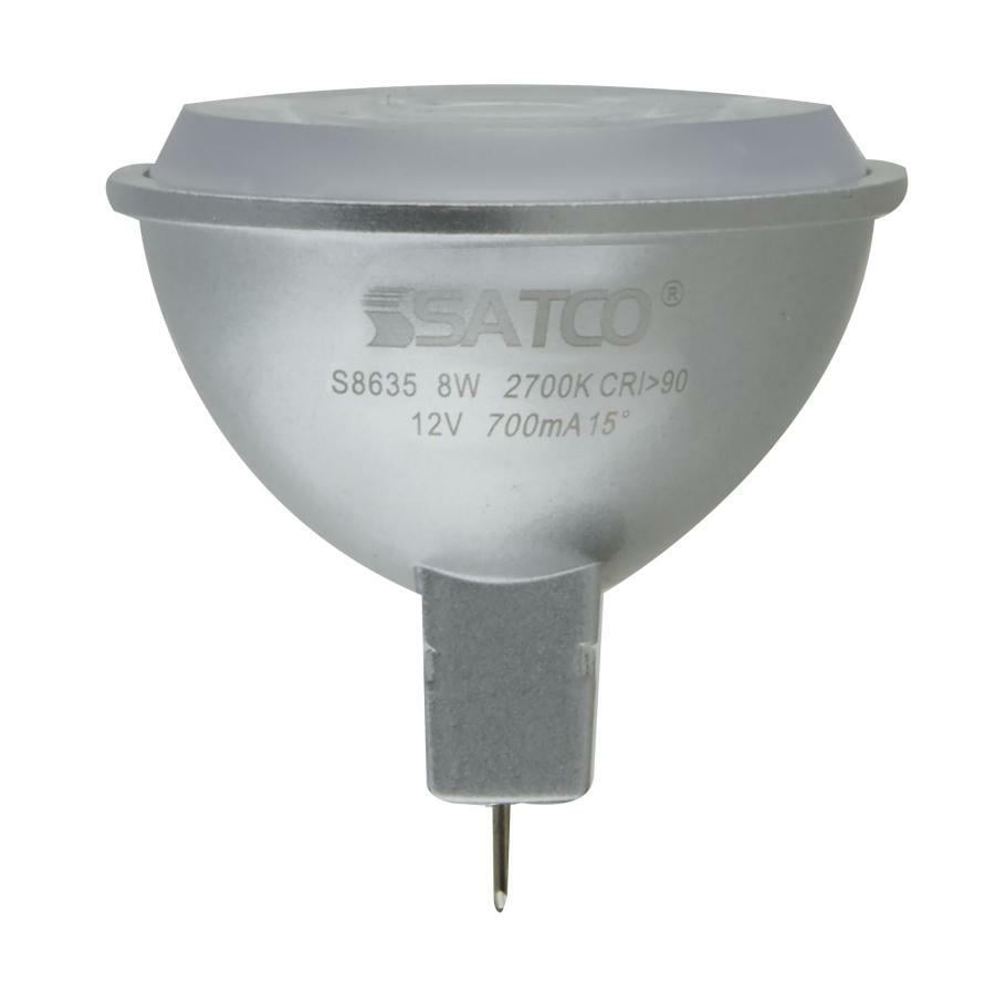 S8635 Dimmable Replacement Lamp, 8 W, 75 W Incandescent Equivalent, GU5.3 Lamp, MR16 Shape, 490 Lumens