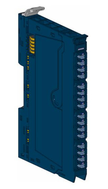 RSTi-EP Power Module, 16 channel 24VDC Potential Distribution +0VDC from Output Current Path
