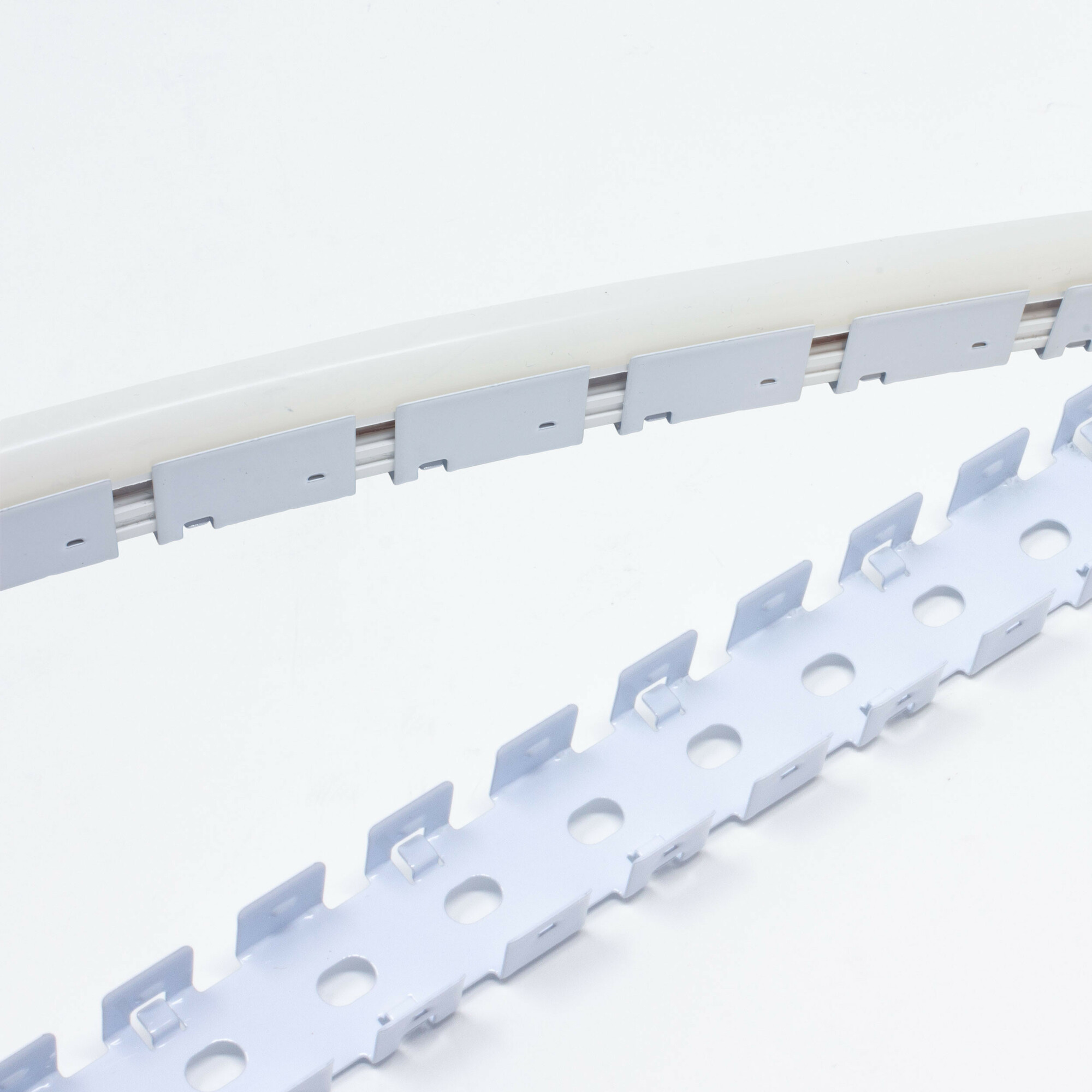 NEON BLAZE Top Bending, Straight Wire Entry Connector and Frosted end cap pair