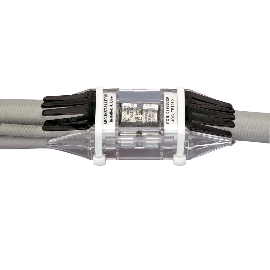 HTWC6X-6X-1 StructuredGround Conductor H-Tap Connector Kit, For Use With Code/Flex Conductor, Copper