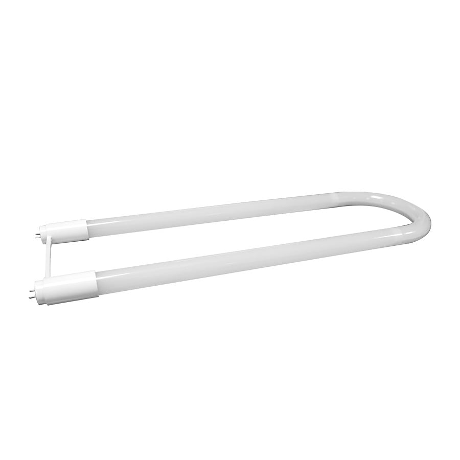 T8-13-U6G-830-SD-HYB Type A Plug and Play/B Dimmable Double End Hybrid LED U-Bent Tube, 13 W, G13 Lamp, T8 Linear Shape, 1900 Lumens