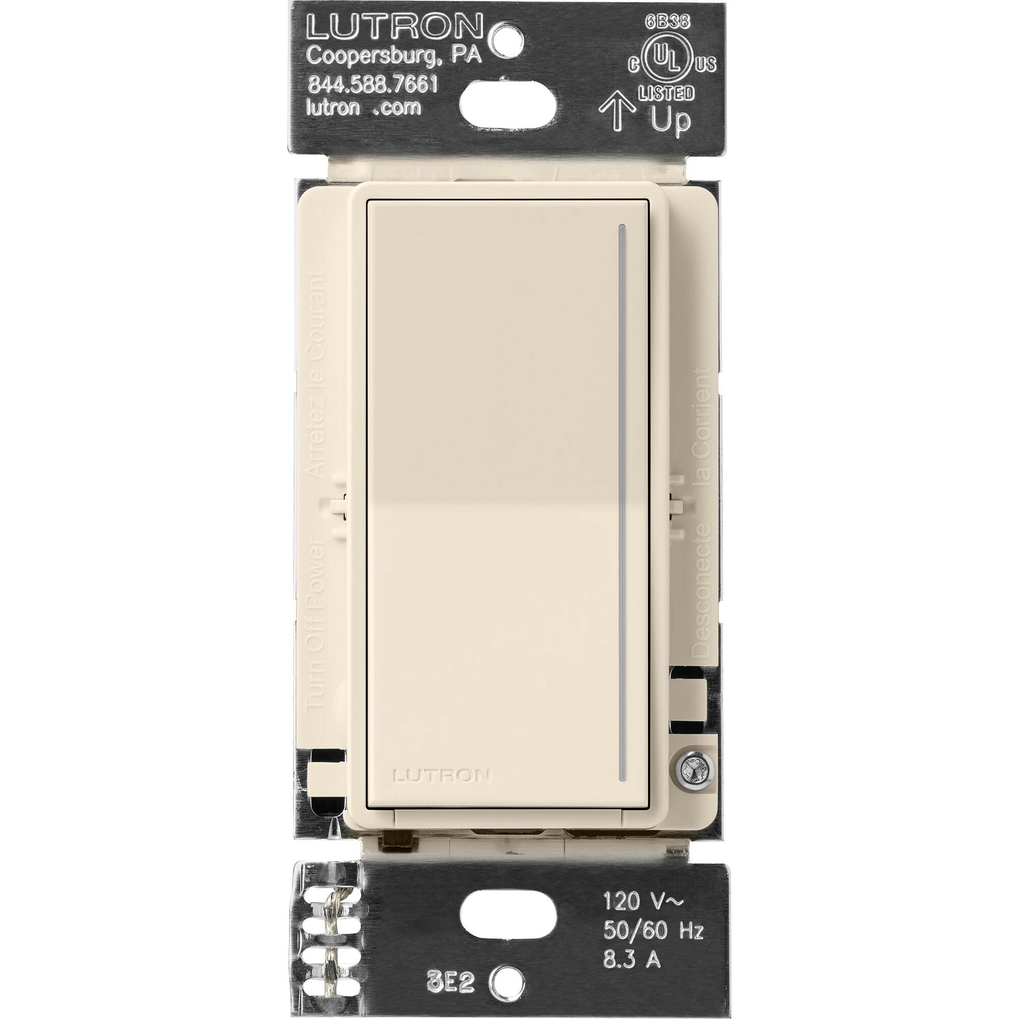 ST-RD-LA Sunnata Companion Dimmer Switch for Sunnata PRO LED+ Touch Dimmer, Multi-Location Dimming, Light Almond