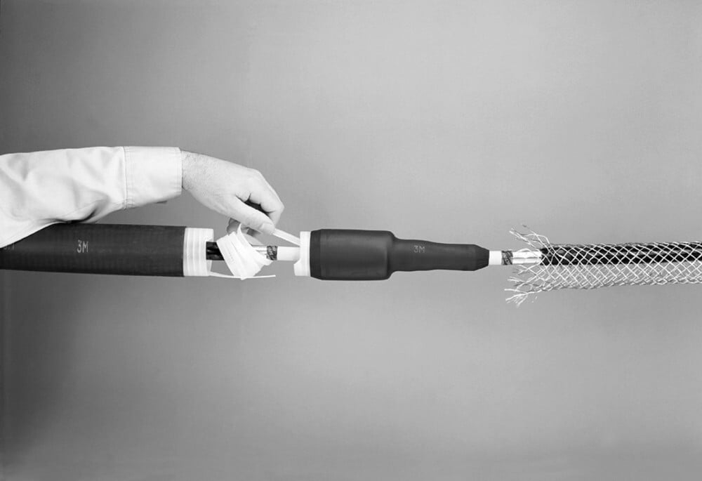 5553 5550 1-Cable Cold Shrink In-Line Splice Kit, 5/8 kV, 500 to 1000 kcmil Conductor, 23 in L Splice, EPDM Rubber